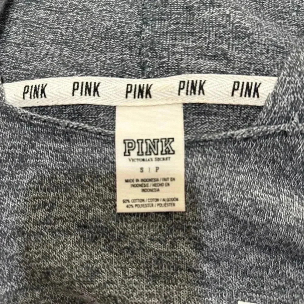 PINK - Victoria’s Secret Grey Long Sleeve Hoodie - Picture 6 of 6